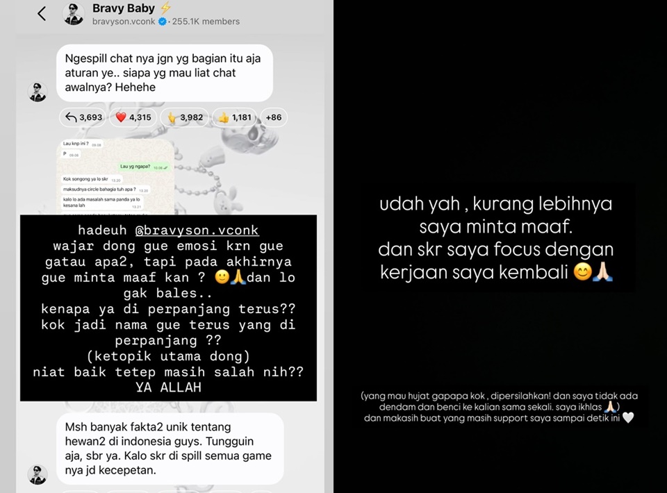 DJ Bravy vs Nathalie Holscher di Kontroversi Kehamilan Erika Carlina [Instagram]